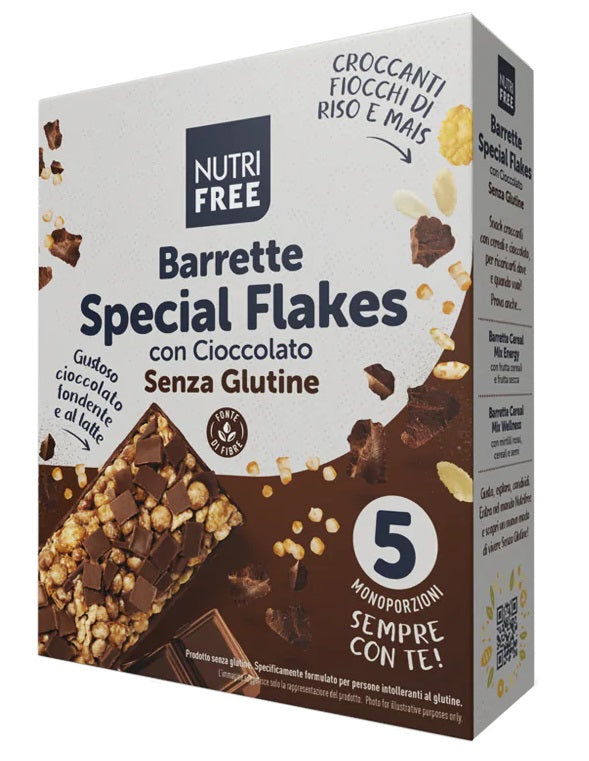 Barrette con cioccolato NUTRIFREE - 140g