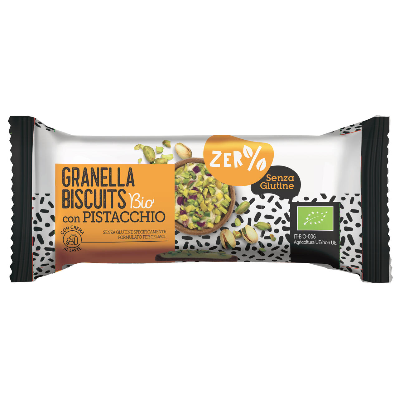 Granella biscuits pistacchio BIOTOBIO - 24g