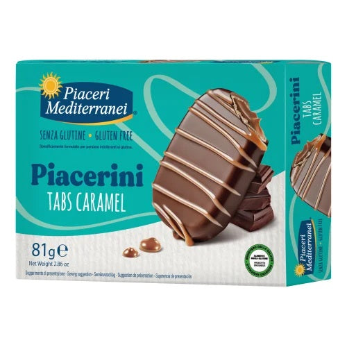 Piacerini Tabs Caramello PIACERI MEDITERRANEI - 81g