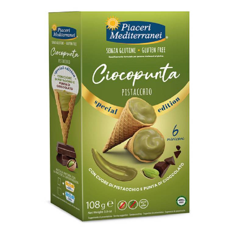 Cioccopunta Pistacchio PIACERI MEDITERRANEI -108g