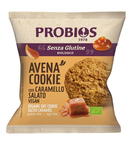 SL Avena cookies con caramello salato PROBIOS - 40g
