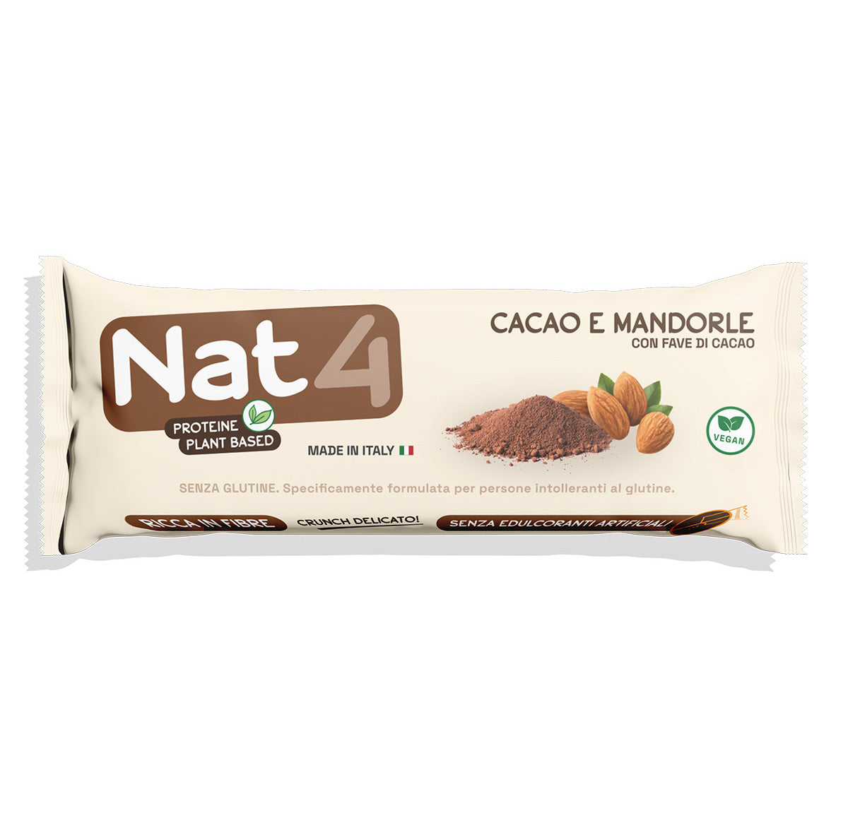SL - Barretta Monoporz. Cacao Mandorle NAT4 - 40g