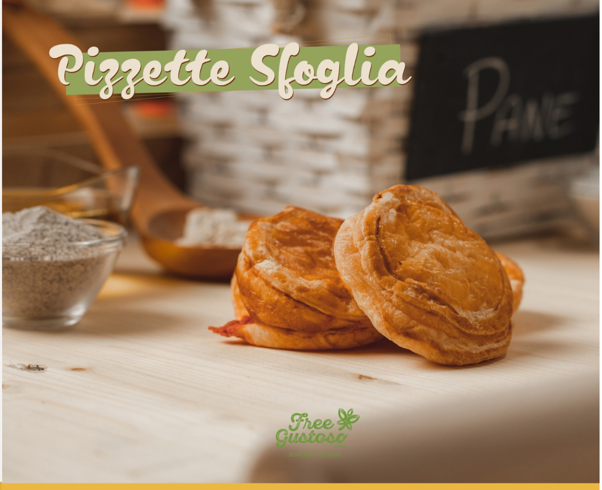 NON MUTUABILE - SL Pizzette sfoglia FREE GUSTOSO 10pz
