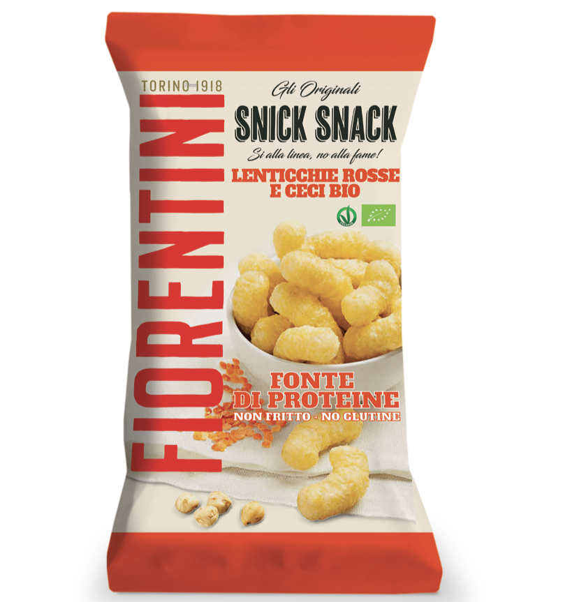 SL SnickSnack con lenticchie rosse e ceci FIORENTINI - 45g