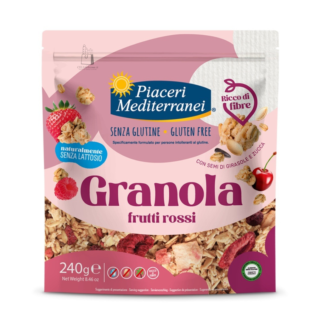 SL - Granola Frutti rossi PIACERI MEDITERRANEI - 240g