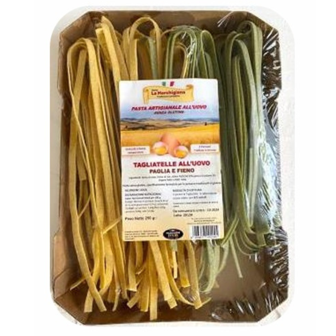 SL - Tagliatelle All'Uovo Paglia E Fieno LA MARCHIGIANA - 250g