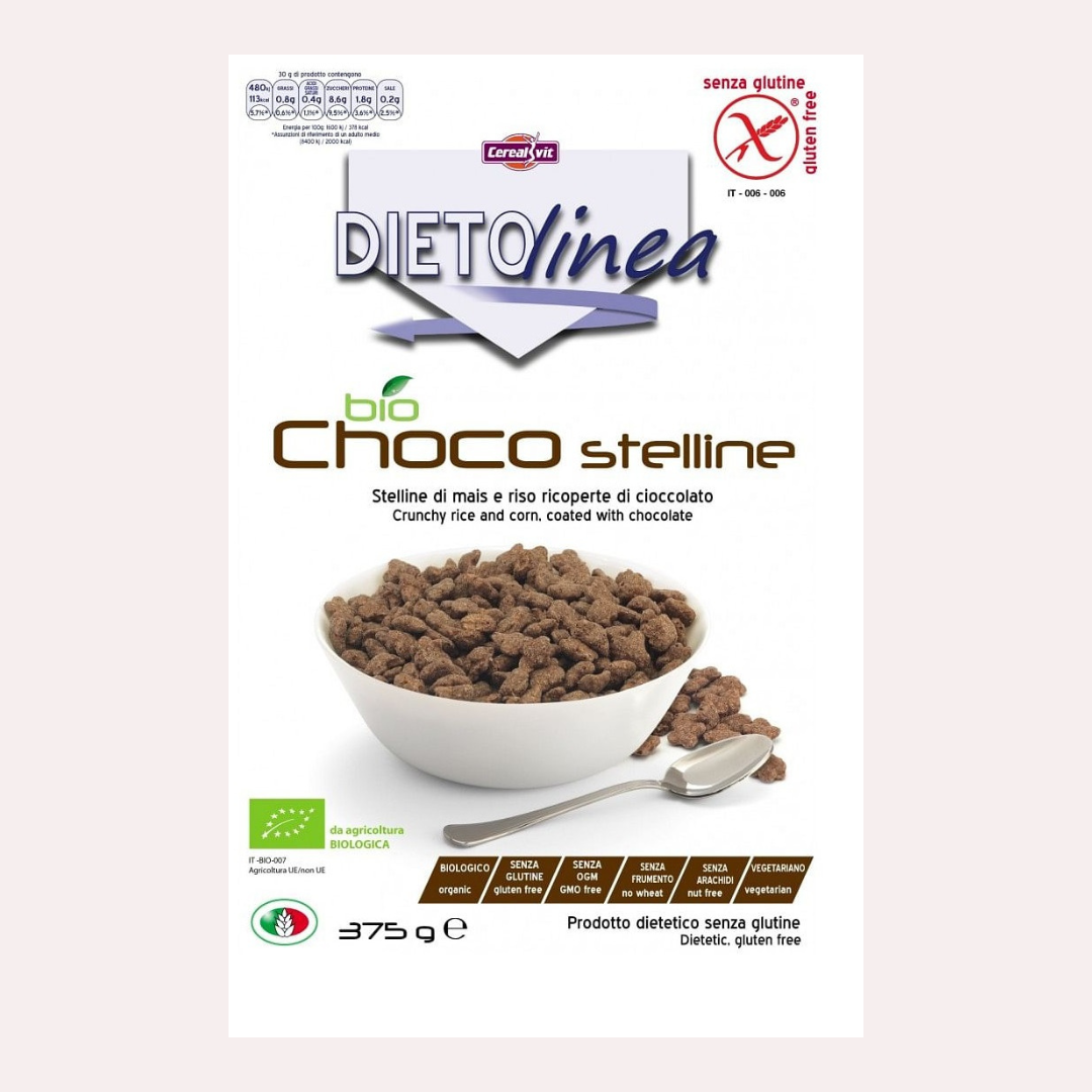 Bio Choco Stelline Senza Glutine CEREALVIT - 375g