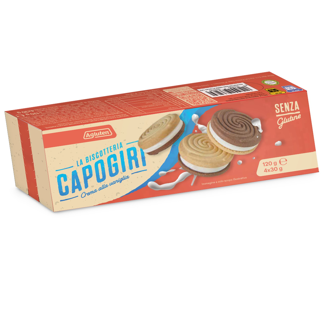 Capogiri con crema alla vaniglia AGLUTEN - 120g