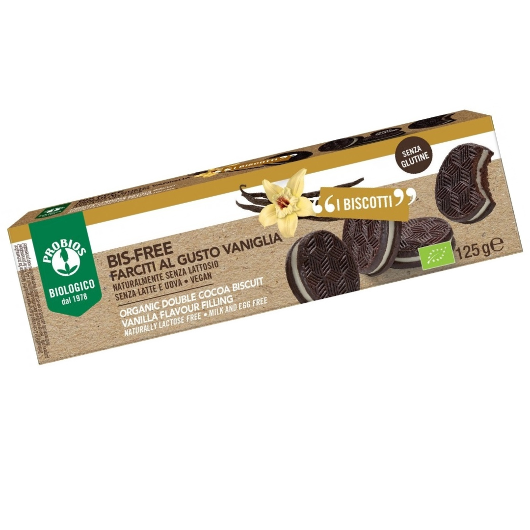 Biscuits con crema di vaniglia PROBIOS - 125g