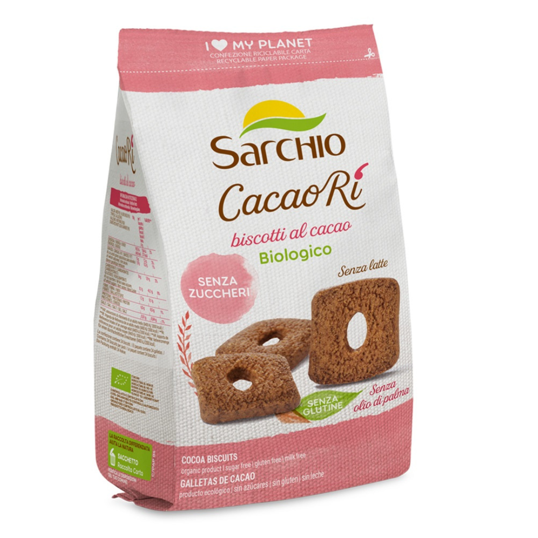 SL - Biscotti Cacaorì Senza zuccheri SARCHIO - 200g