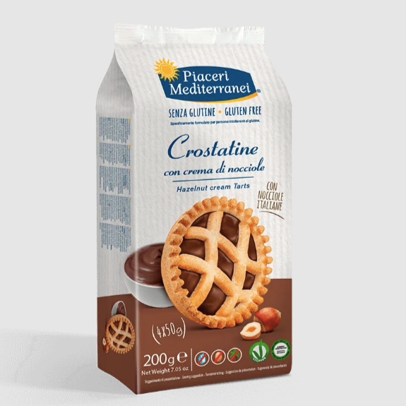 SL Crostatine crema nocciole PIACERI MEDITERRANEI - 200g (4 da 50g)
