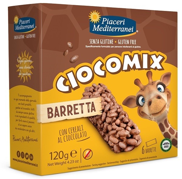 Barrette Cioccolato Ciocomix PIACERI MEDITERRANEI - 120g