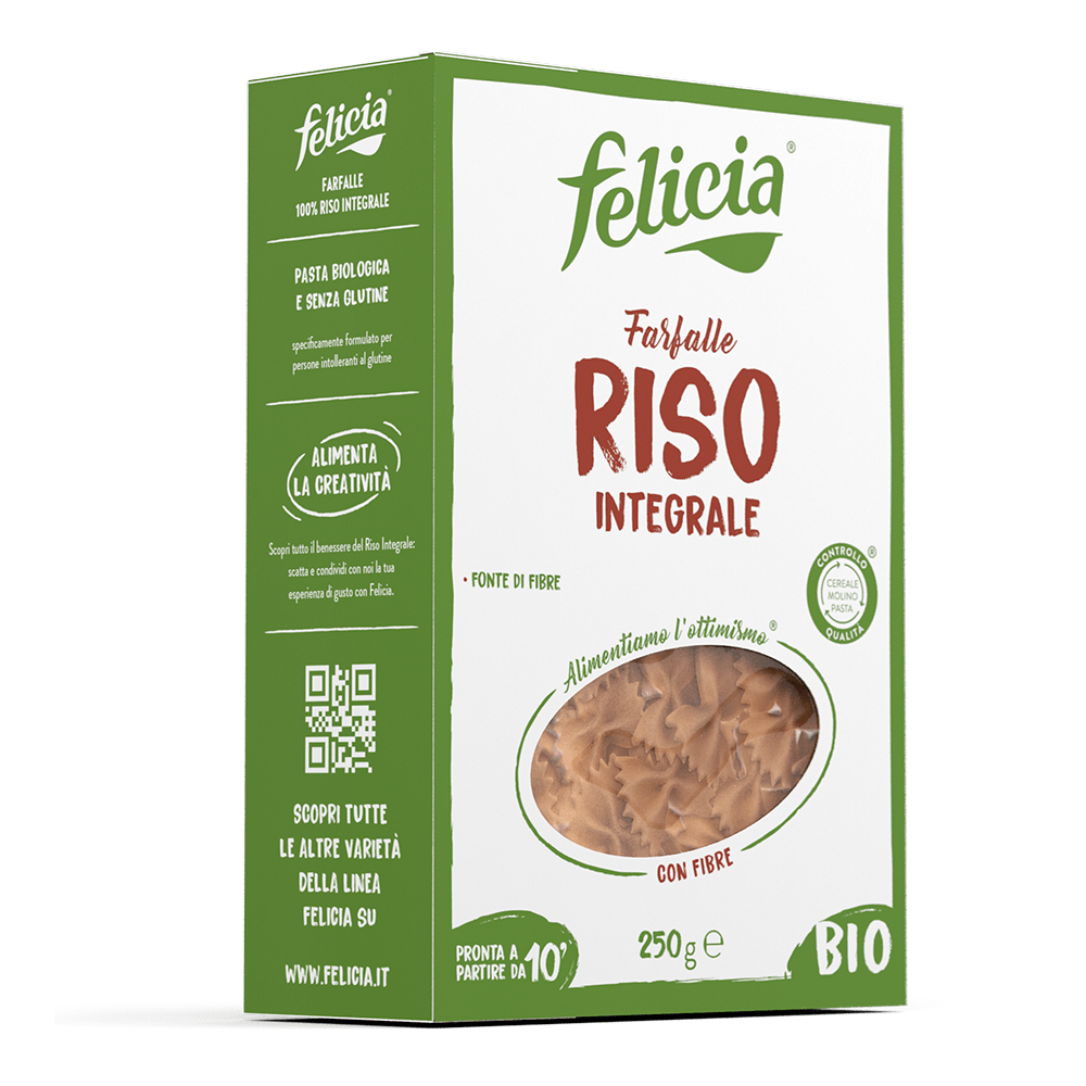 SL Farfalle con Riso integrale FELICIA - 250g