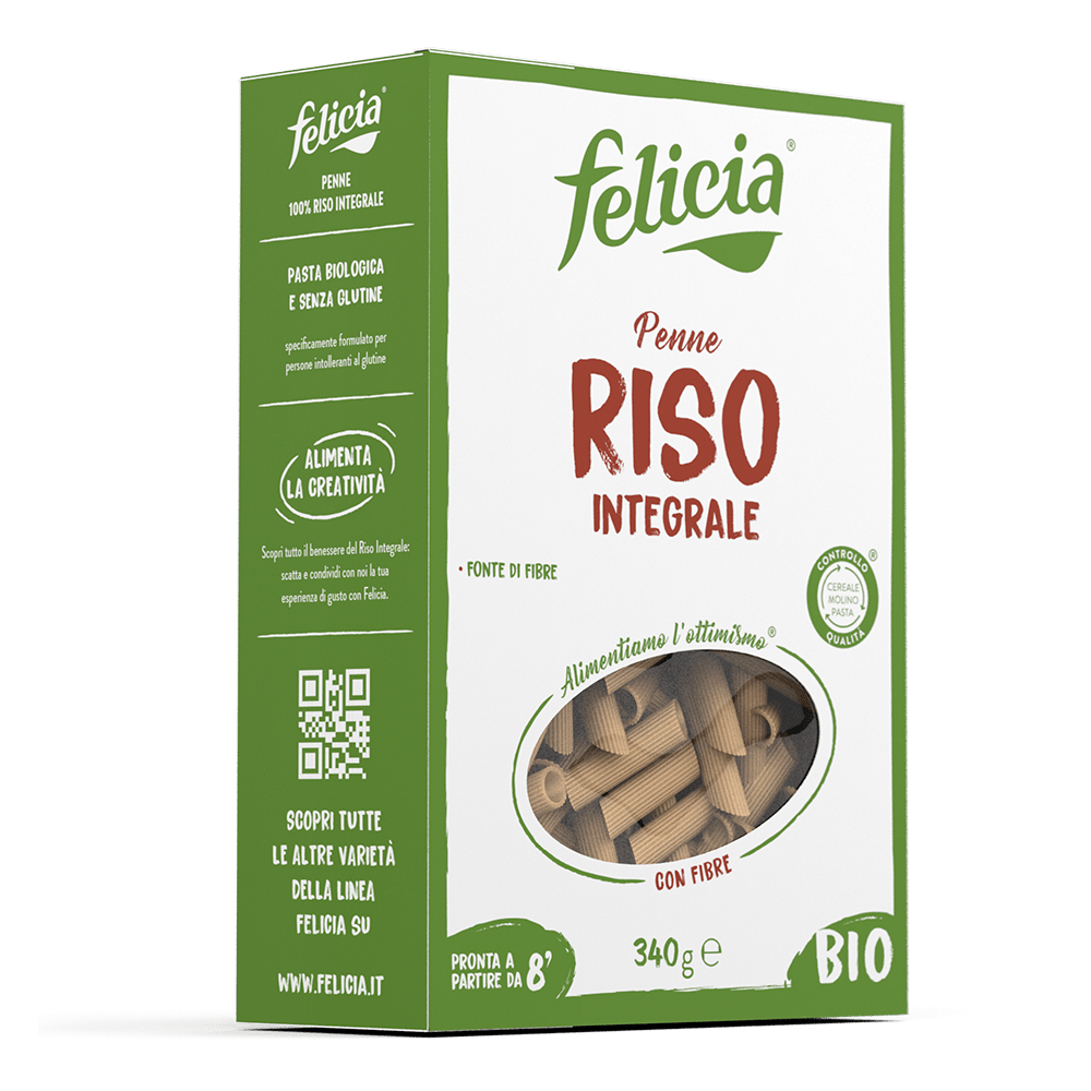 SL Penne rigate con Riso integrale FELICIA - 340g