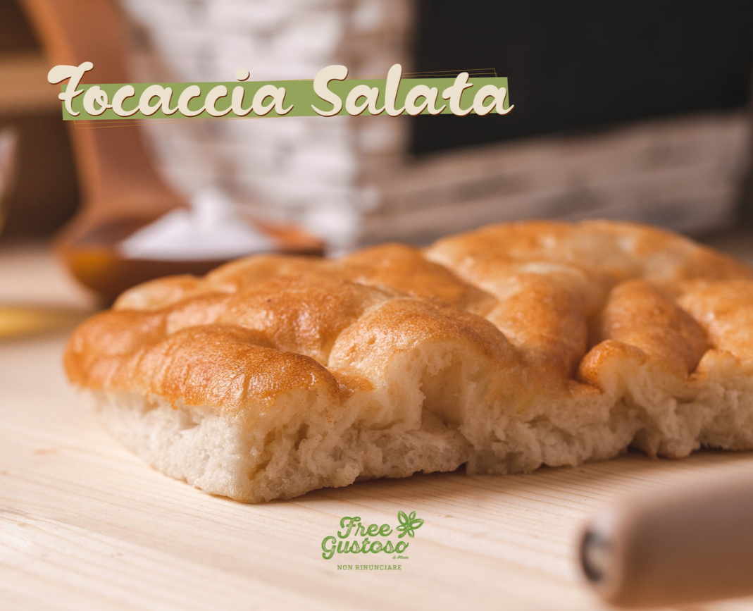 SL Focaccia Bianca FREE GUSTOSO 150g - Prodotto in Sardegna