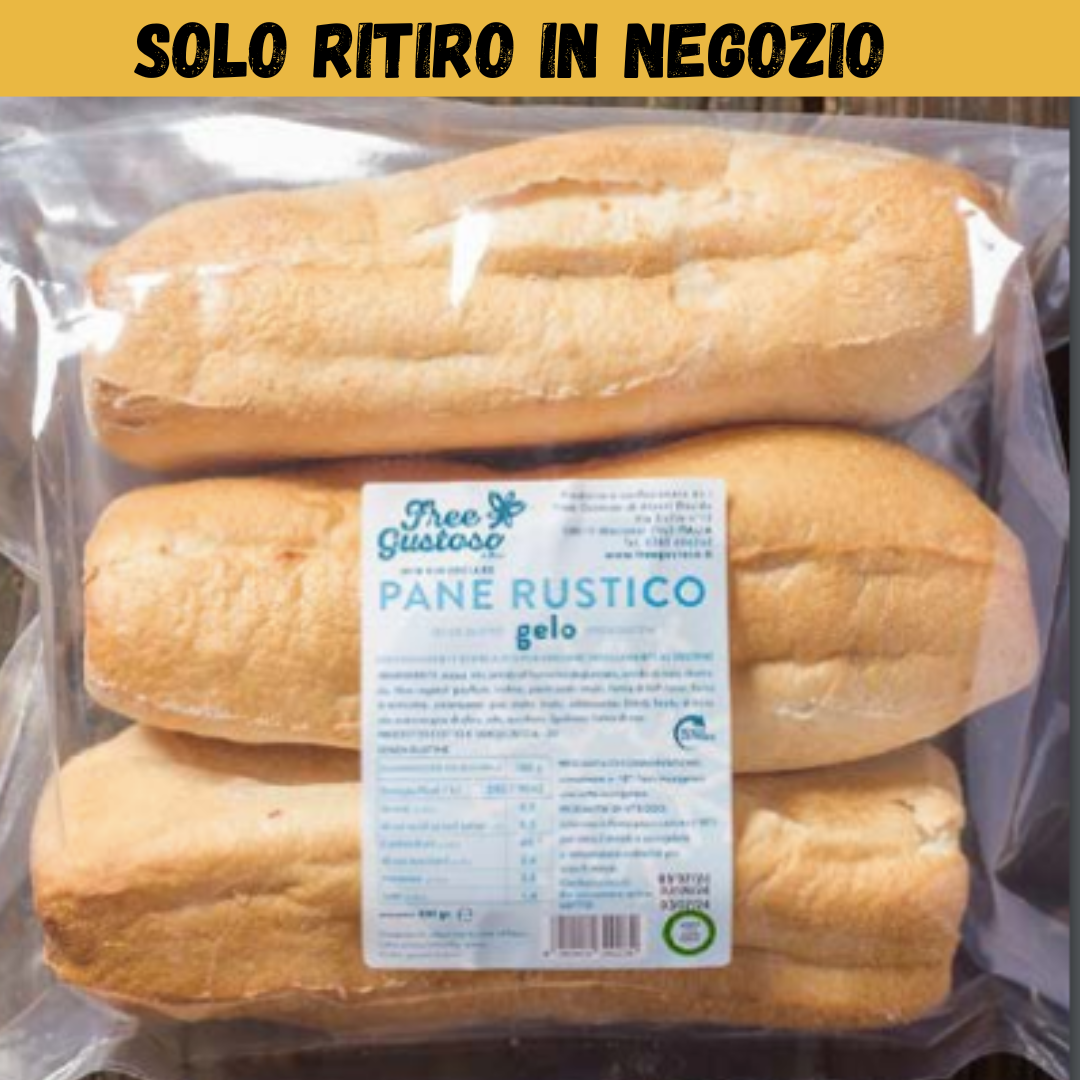 SL (GELO) - Pane Rustico Artigianale FREE GUSTOSO - 300g - Prodotto in SARDEGNA
