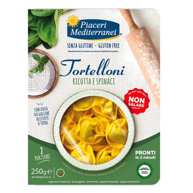 Tortelloni ricotta e spinaci PIACERI MEDITERRANEI - 250g