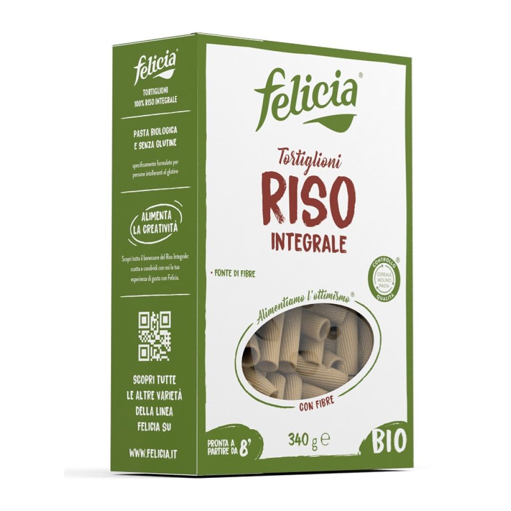 SL Tortiglioni 100% riso integrale FELICIA - 340g