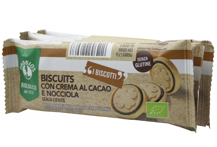 Biscuits crema al cacao e nocciola PROBIOS - (4pzx24g) 96g