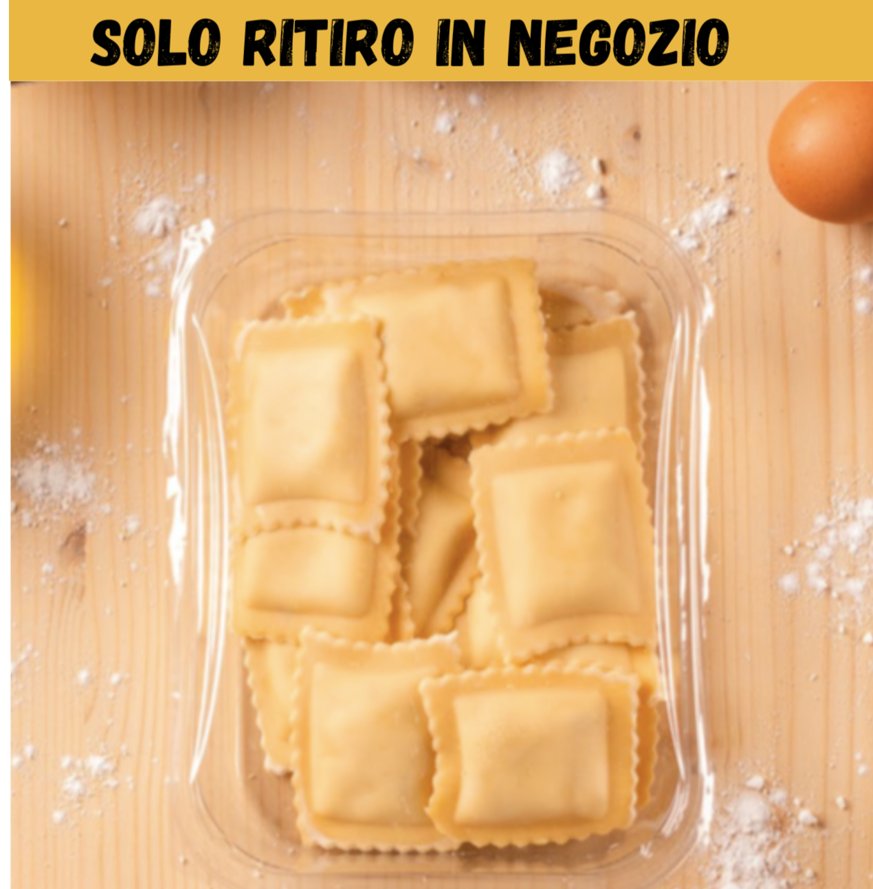 SL MUTUABILE - Ravioli Artigianali al formaggio FREE GUSTOSO - 250g - Prodotto Surgelato