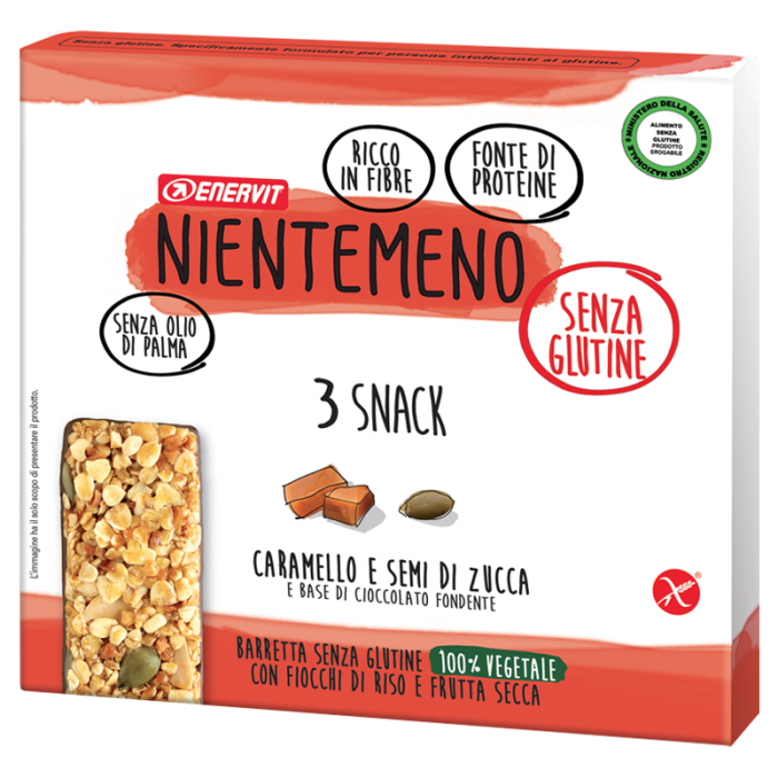 Barrette Caramello e semi di zucca ENERVIT - 69g