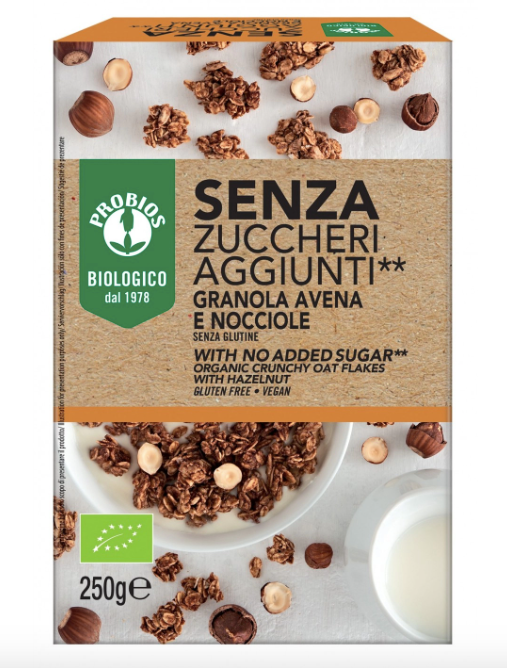 SL Granola Avena e Nocciola s/zuccheri PROBIOS - 250g