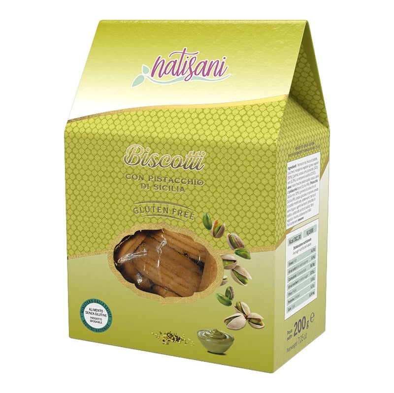 SL -Biscotti al pistacchio di Sicilia NATISANI - 200g