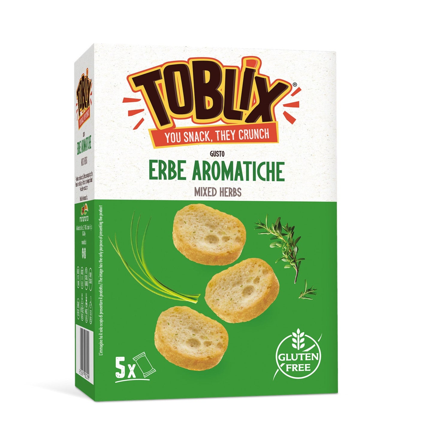 SL - Toblix Crostini Erbe Aromatiche MORAMARCO - 100g