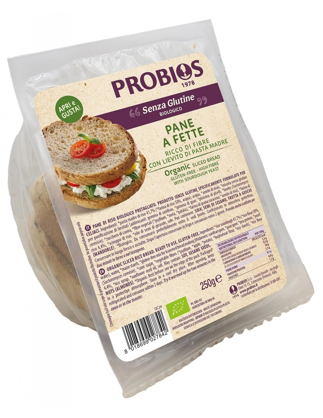 SL - Pane a fette PROBIOS - 250g
