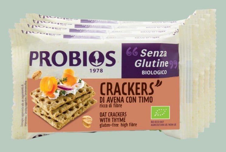 SL Crackers di avena e timo PROBIOS - (4pzx35g) 140g