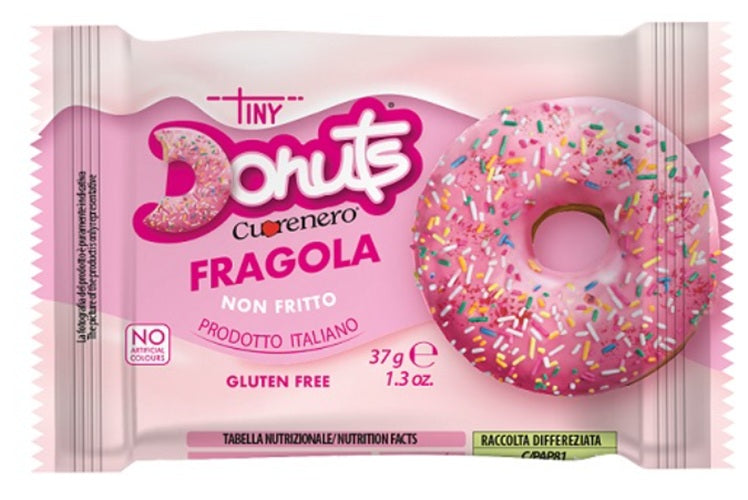 Donuts Fragola Monoporzione CUORENERO -  37g