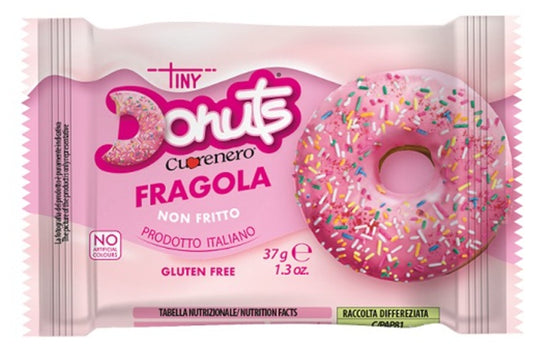 Donuts Fragola Monoporzione CUORENERO -  37g