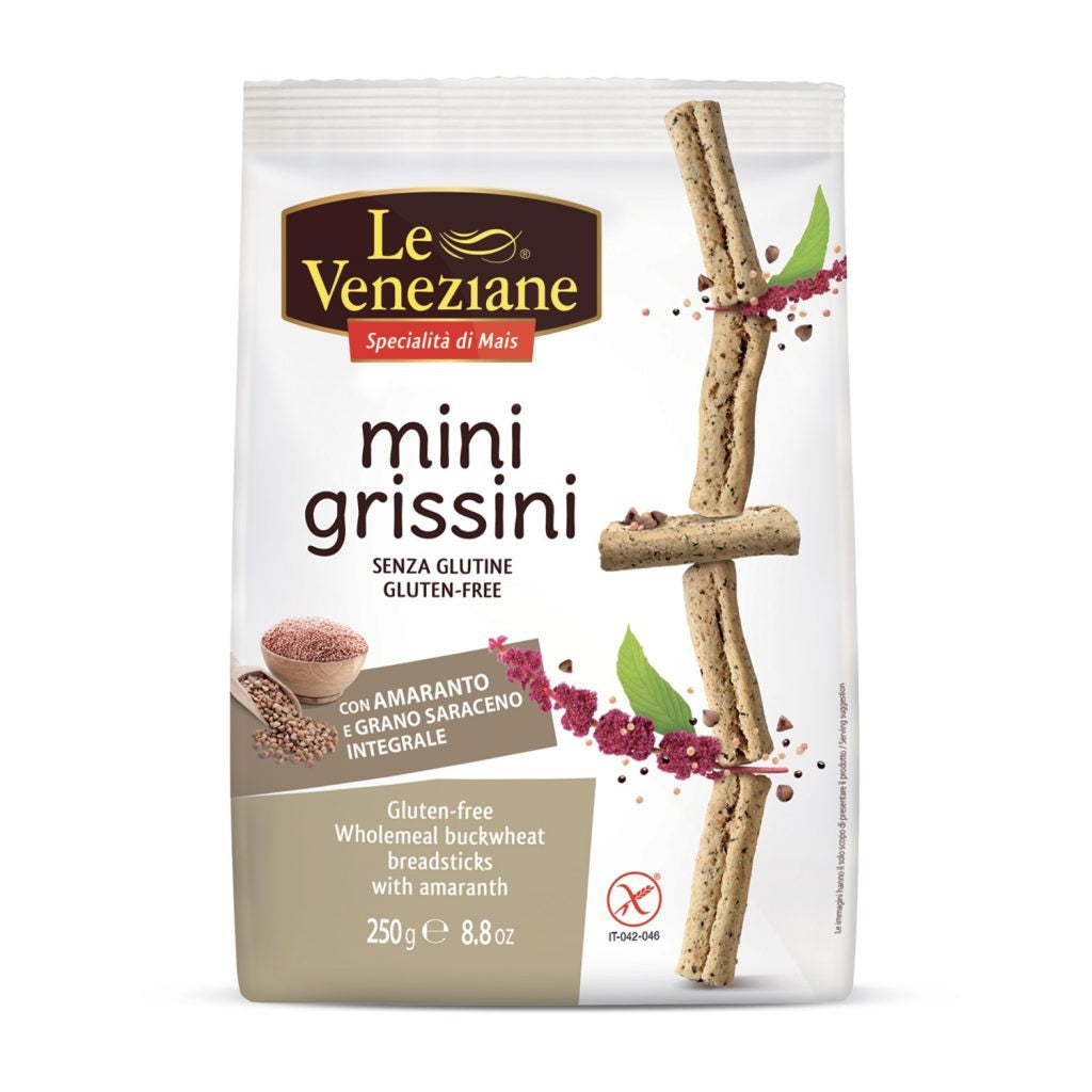 Mini grissini Grano Saraceno e Amaranto LE VENEZIANE - 250g