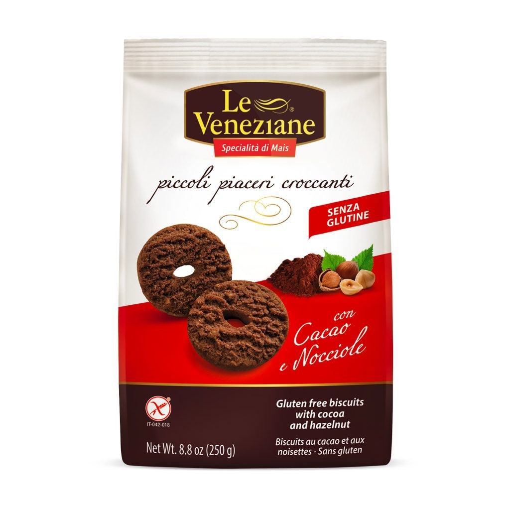 Biscotti cacao e nocciola LE VENEZIANE - 300g
