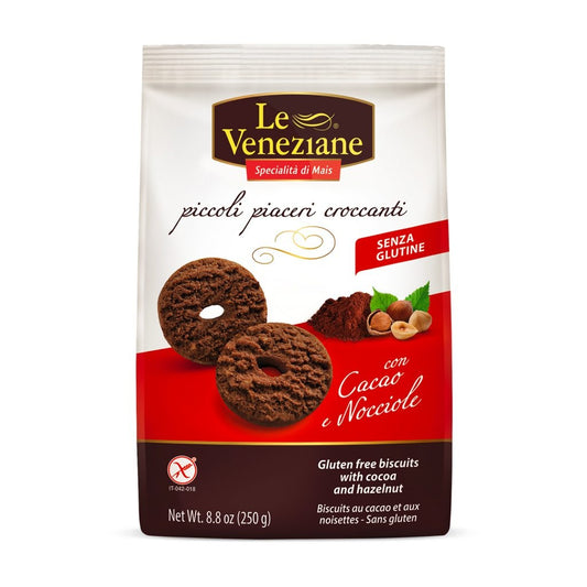 Biscotti cacao e nocciola LE VENEZIANE - 300g