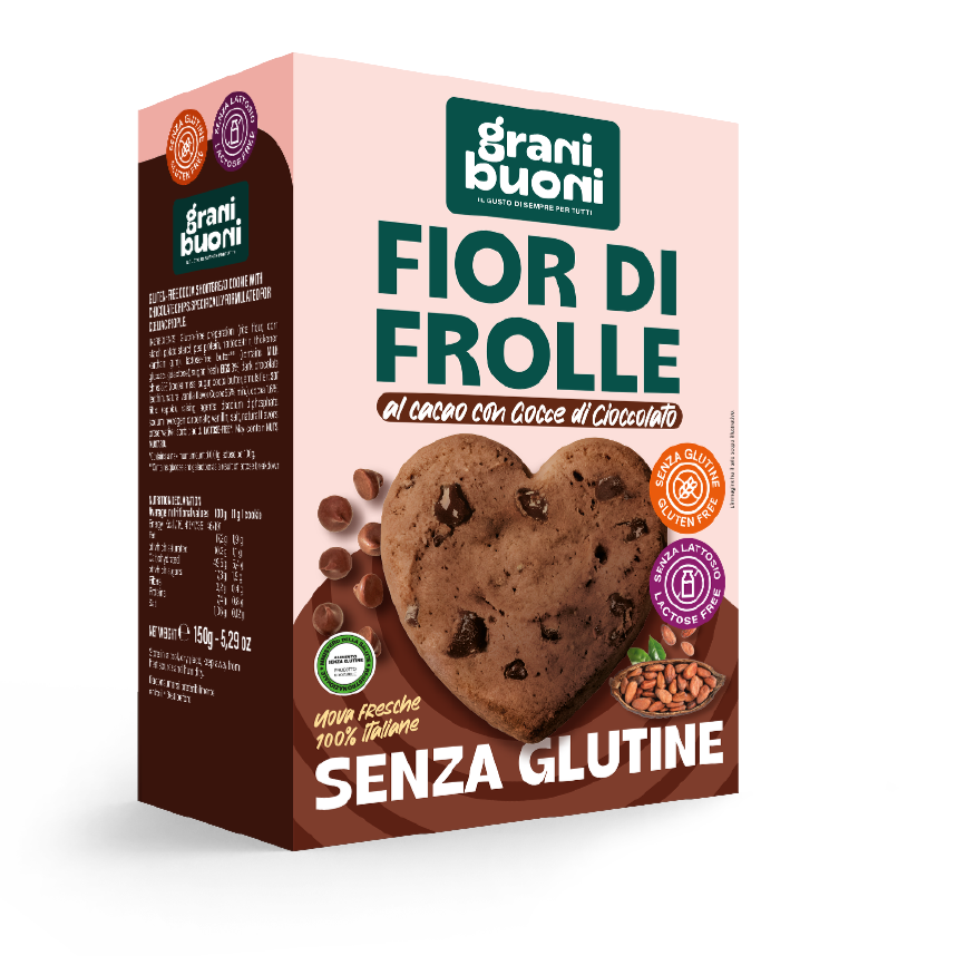 SL - Biscotti fior di frolle Cacao GRANI BUONI - 150g
