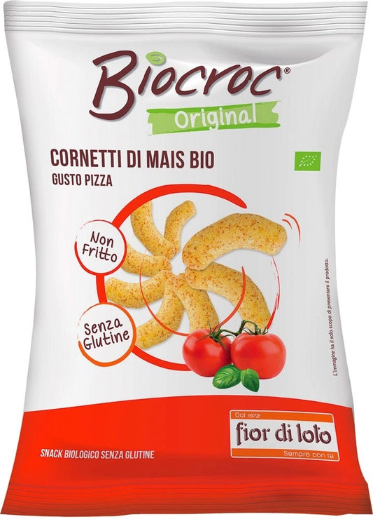 SL - Cornetti di Mais al Gusto Pizza BIOCROC - 50g