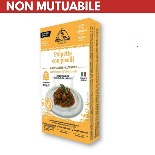 NON MUTUABILE - Piatto Pronto - Polpette al sugo con piselli BLISS PLATE - 300g