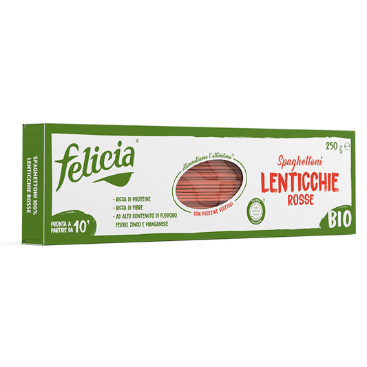 SL - Spaghettoni alle lenticchie rosse FELICIA - 250gram