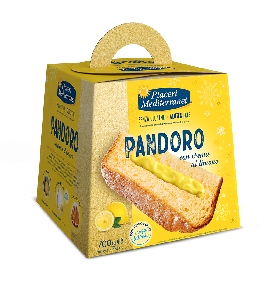 SL - Pandoro con crema al limone PIACERI MEDITERRANEI - 700g