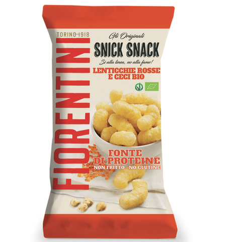 SL SnickSnack con lenticchie rosse e ceci FIORENTINI - 45g