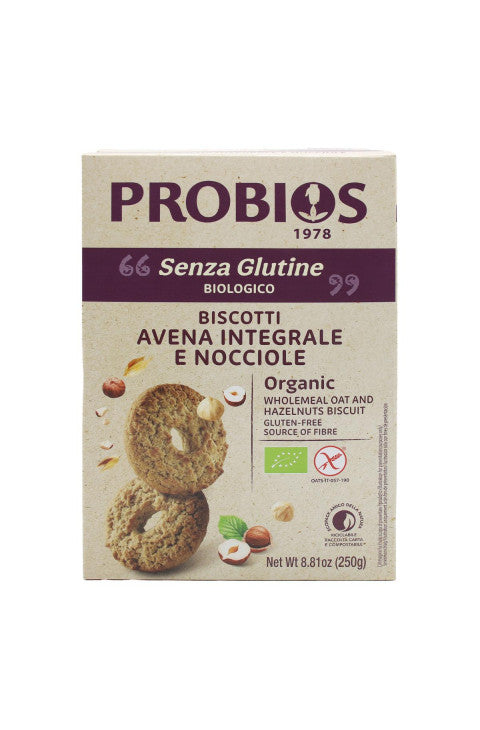 Biscotti di Avena e Nocciole PROBIOS - 250g