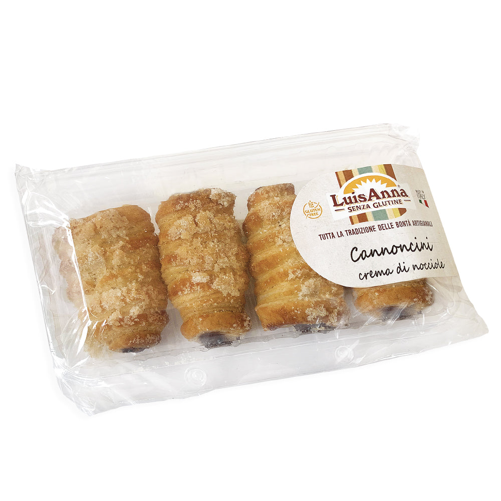 Cannoncini alla nocciola LUISANNA - 180g