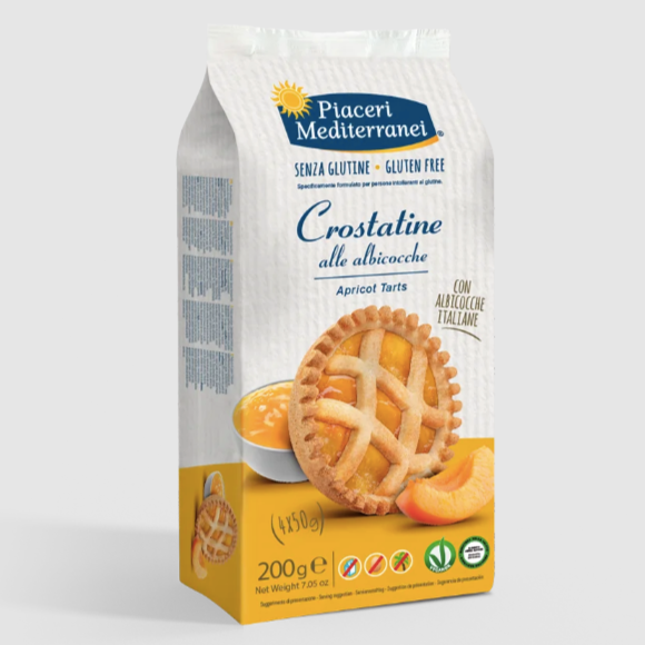 SL Crostatine all' albicocca PIACERI MEDITERRANEI - 200g