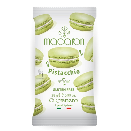 Macaron al pistacchio Monoporzione CUORENERO -  14g