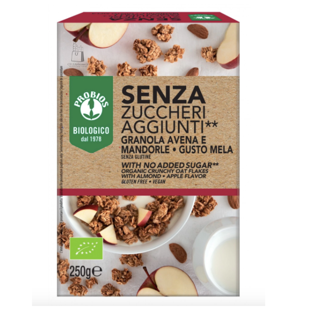SL Granola Avena e Mandorle Gusto Mela PROBIOS - 250g