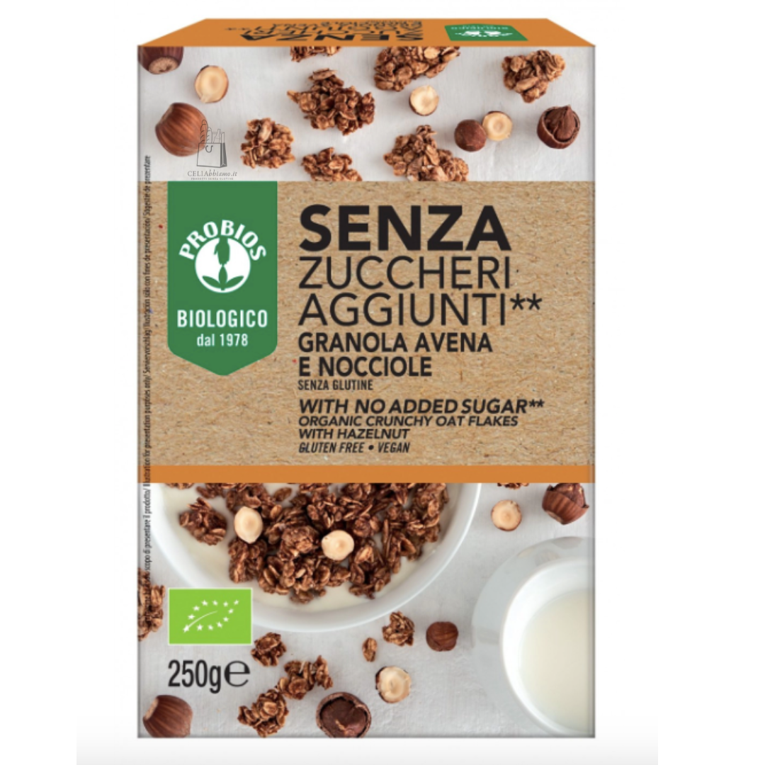 SL Granola Avena e Nocciola s/zuccheri PROBIOS - 250g