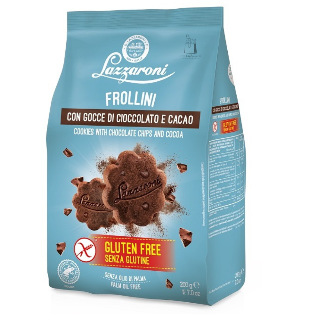 Frollini gocce di cioccolato LAZZARONI - 200g