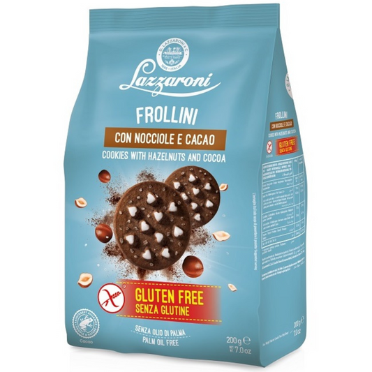 Frollini cacao e nocciole LAZZARONI - 200g