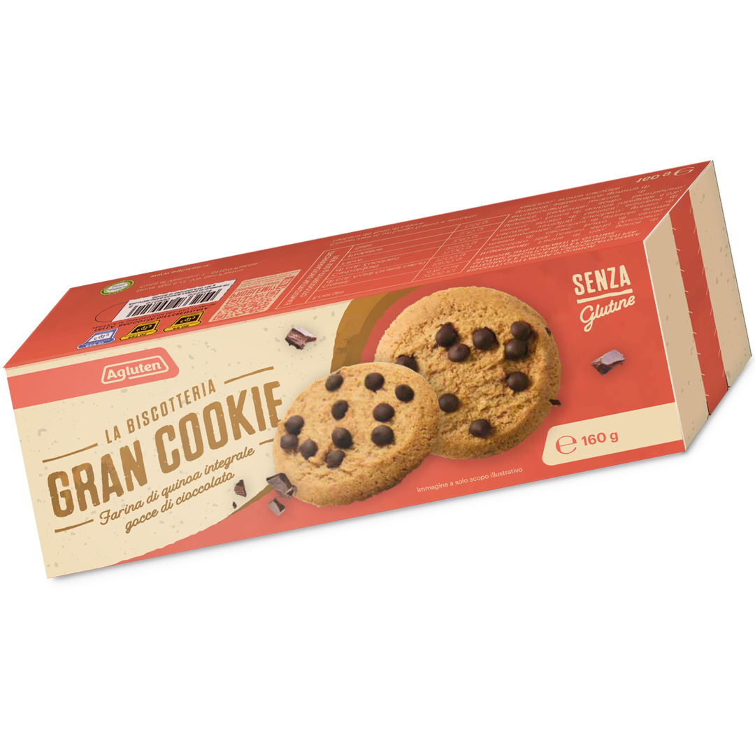 Gran Cookie gocce di cioccolato AGLUTEN -  160g